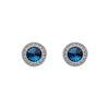 Crystal Classic Halo Stud Earrings