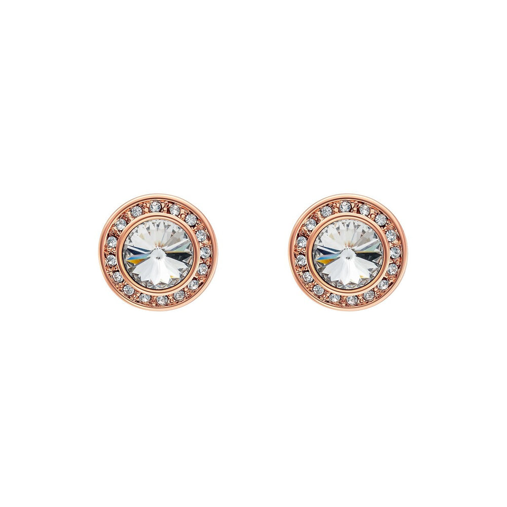 Crystal Classic Halo Stud Earrings