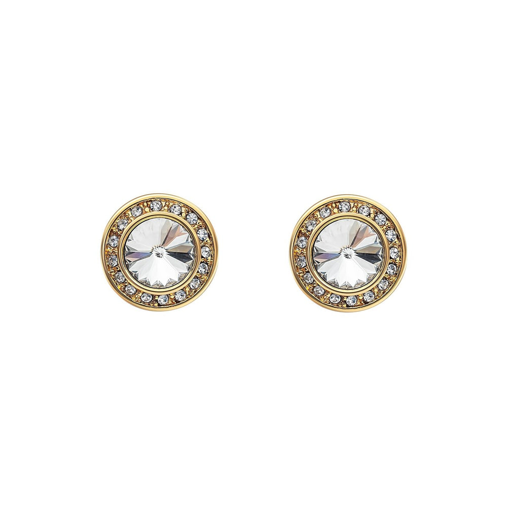 Crystal Classic Halo Stud Earrings