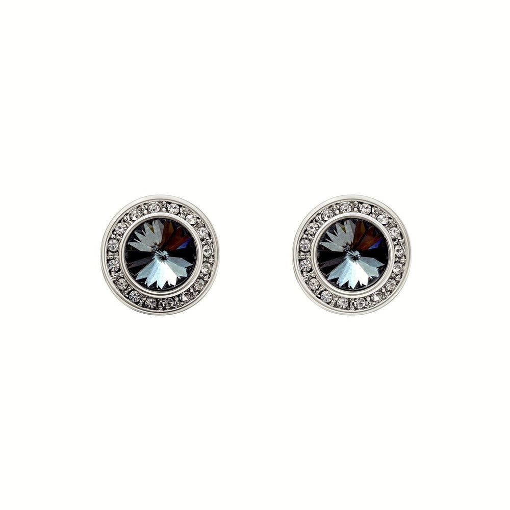 Crystal Classic Halo Stud Earrings