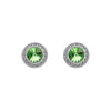 Crystal Classic Halo Stud Earrings