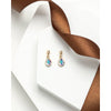 Crystal Dainty Teardrop Drop Earrings