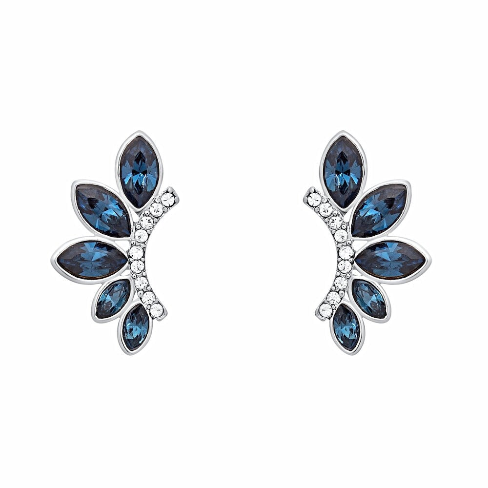 Crystal Marquis Stud Earrings