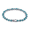 Crystal Swirled Tennis Bracelet