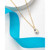 Crystal Teardrop Pendant Necklace