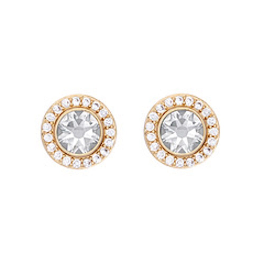 Crystal Two-Way Wear Halo Stud Earrings