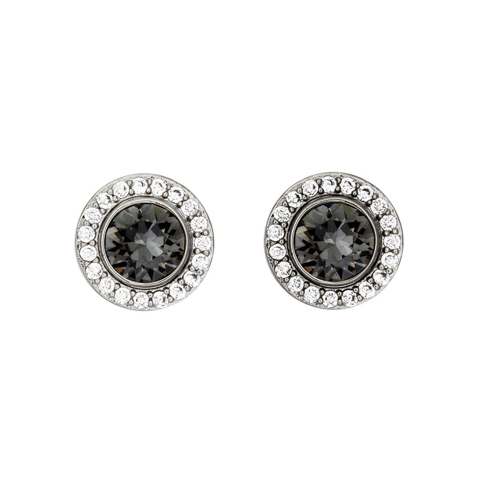 Crystal Two-Way Wear Halo Stud Earrings