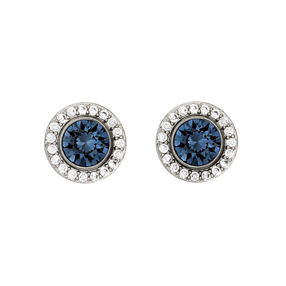 Crystal Two-Way Wear Halo Stud Earrings