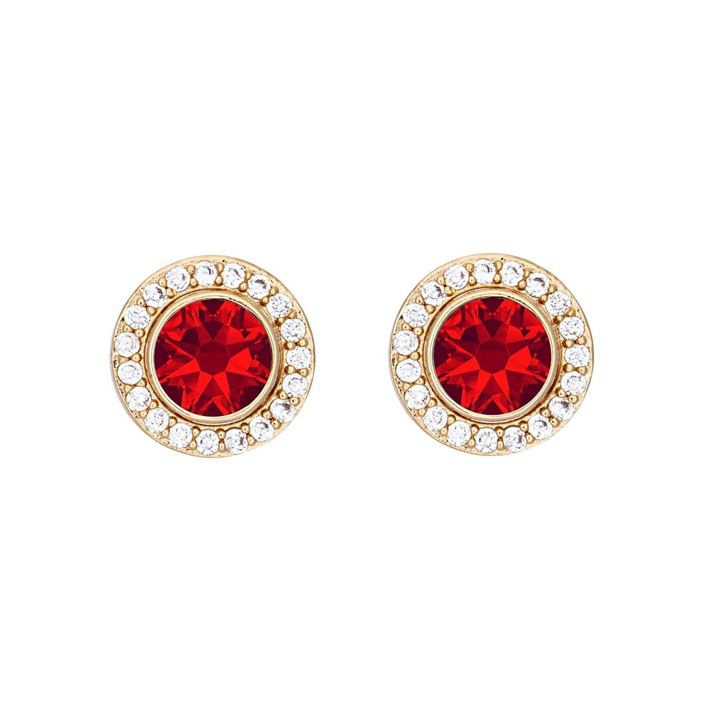 Crystal Two-Way Wear Halo Stud Earrings