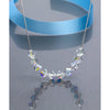 Crystal & Silvertone Multi-gem Necklace With Swarovski¾ Crystals - White