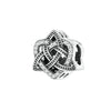 Cubic Zirconia & Sterling Silver Celtic Knot Charm