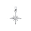 Cubic Zirconia & Sterling Silver Northern Star Pendant