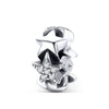 Cubic Zirconia & Sterling Silver Star Charm