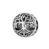 Cubic Zirconia & Sterling Silver Tree of Life Charm