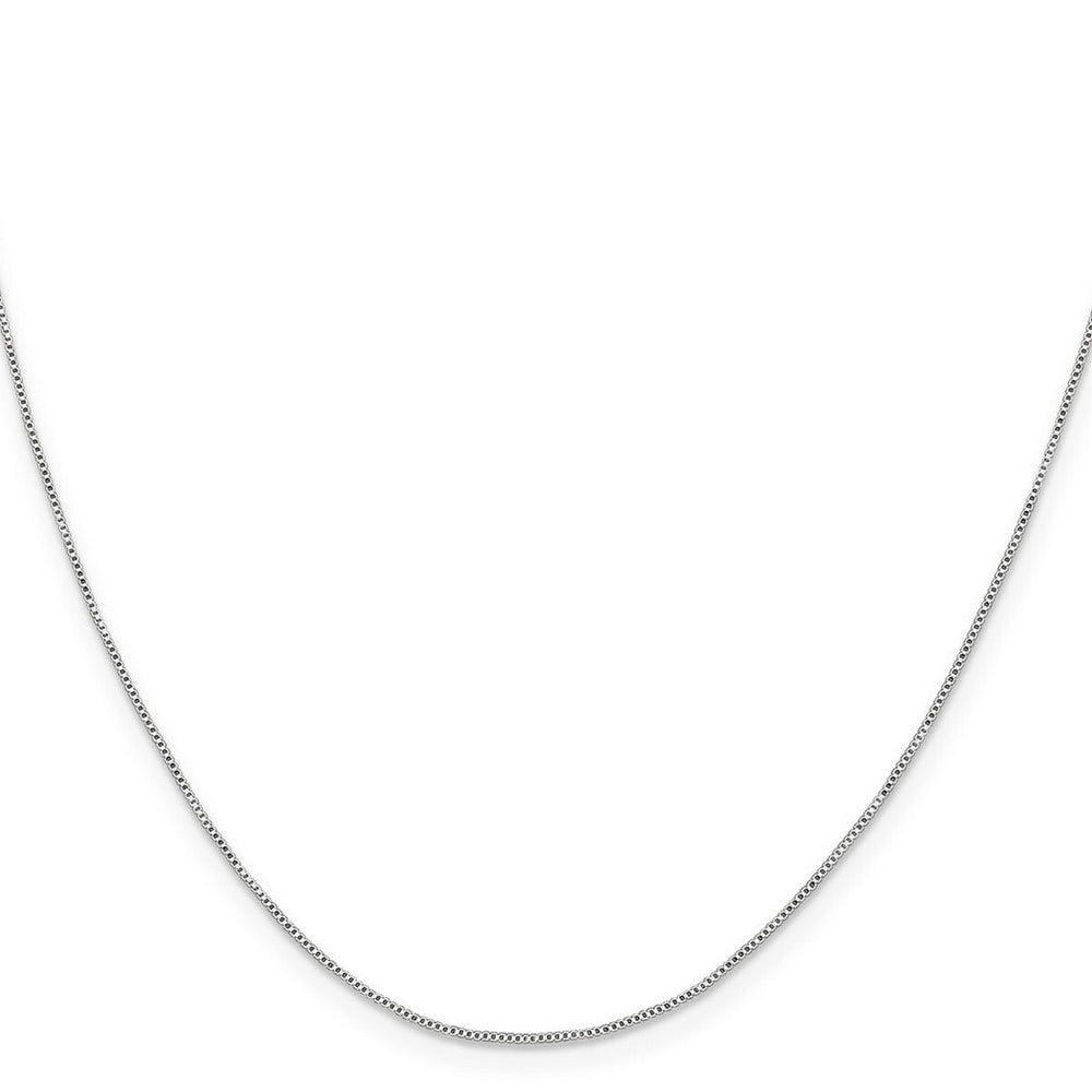 Curata 925 Sterling Silver .6mm Box Chain Necklace Options: 16 18 20 22 24