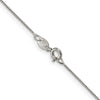 Curata 925 Sterling Silver .6mm Box Chain Necklace Options: 16 18 20 22 24