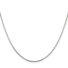 Curata 925 Sterling Silver .8mm Box Chain Necklace Options: 16 18 20 22 24