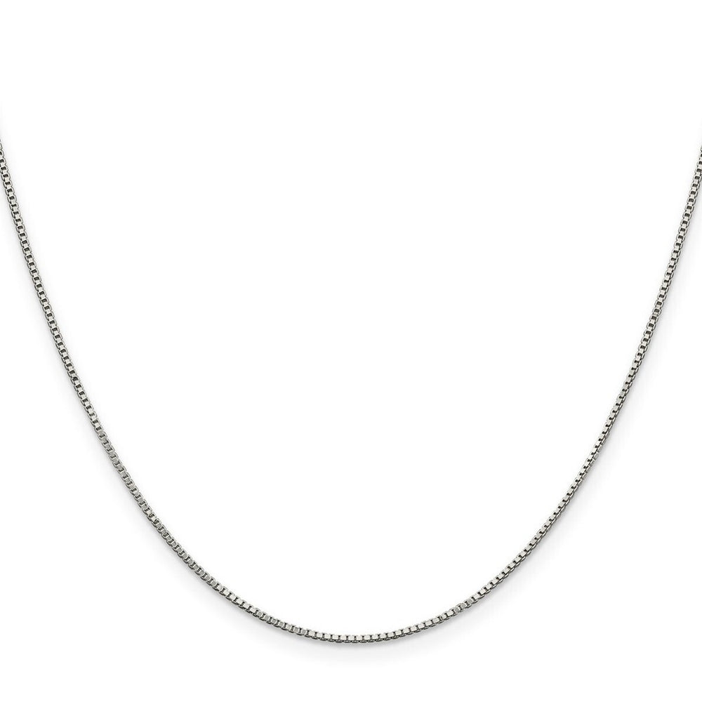 Curata 925 Sterling Silver .90mm Box Chain Necklace Options: 16 18 20 22 24 26 28 30 36