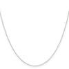 Curata 925 Sterling Silver 0.95mm Cable Chain Necklace Options: 16 18 20 24