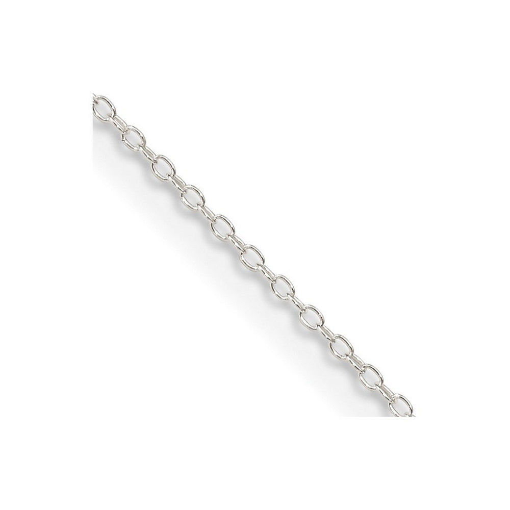 Curata 925 Sterling Silver 0.95mm Cable Chain Necklace Options: 16 18 20 24