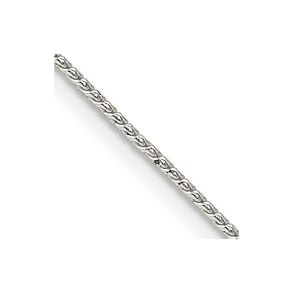 Curata 925 Sterling Silver 0.95mm Round Franco Chain Necklace Options: 16 18 20 24