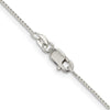 Curata 925 Sterling Silver 0.95mm Round Franco Chain Necklace Options: 16 18 20 24