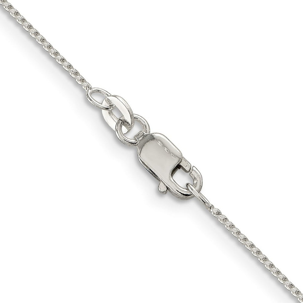 Curata 925 Sterling Silver 0.95mm Round Franco Chain Necklace Options: 16 18 20 24