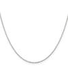 Curata 925 Sterling Silver 1.25mm Cable Chain Necklace Options: 16 18 20 22 24 26 28 30 36