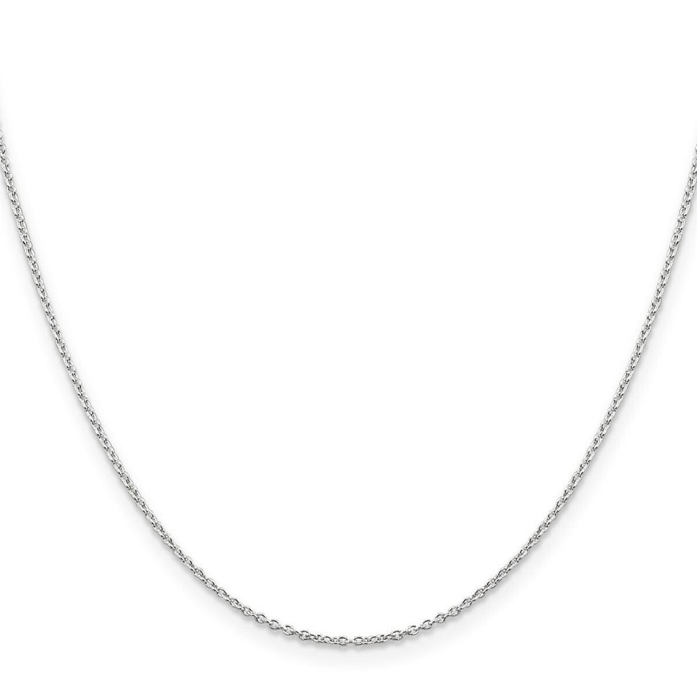 Curata 925 Sterling Silver 1.25mm Cable Chain Necklace Options: 16 18 20 22 24 26 28 30 36