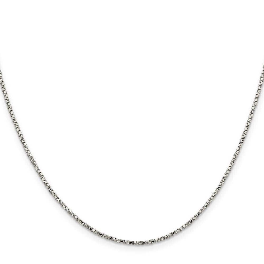 Curata 925 Sterling Silver 1.35 Twisted Box Chain Necklace Options: 16 18 20 24