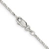 Curata 925 Sterling Silver 1.35 Twisted Box Chain Necklace Options: 16 18 20 24