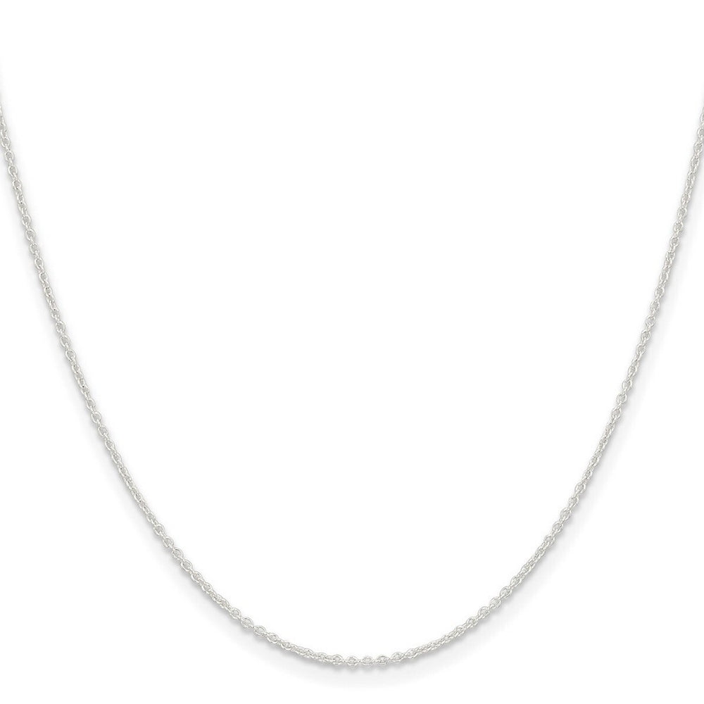 Curata 925 Sterling Silver 1.45mm Cable Chain NecklaceOptions: 16 18 20 24