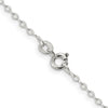 Curata 925 Sterling Silver 1.5mm Flat Open Oval Cable Chain Necklace Options: 16 18 20 24