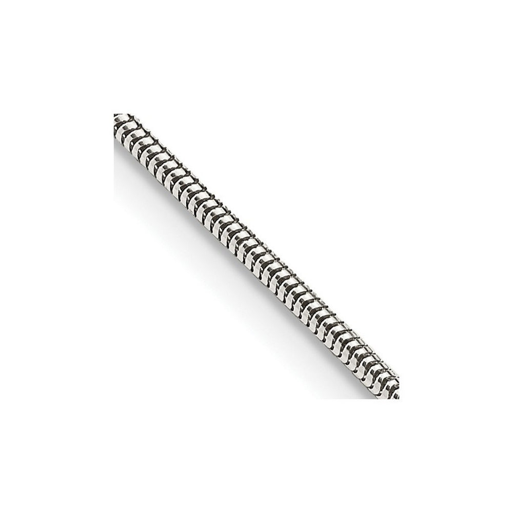 Curata 925 Sterling Silver 1.5mm Round Snake Chain Necklace Options: 16 18 20 24