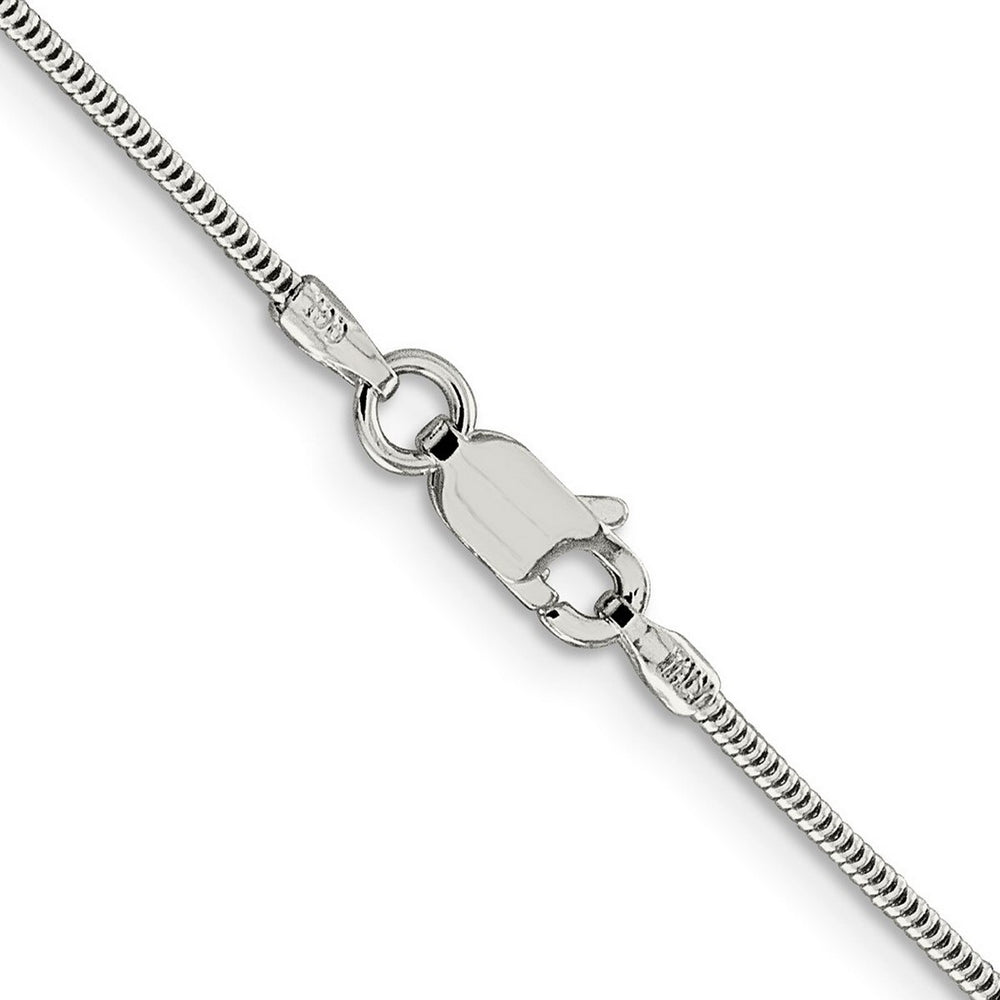 Curata 925 Sterling Silver 1.5mm Round Snake Chain Necklace Options: 16 18 20 24