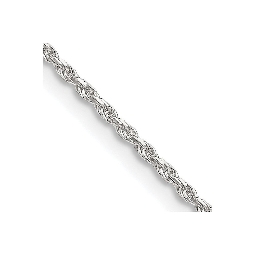 Curata 925 Sterling Silver 1.5mm Sparkle Cut Rope Chain Options: 16 18 20 22 24 26 28 30 36