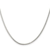 Curata 925 Sterling Silver 1.75mm Wheat Chain Necklace Options: 16 18 20 24