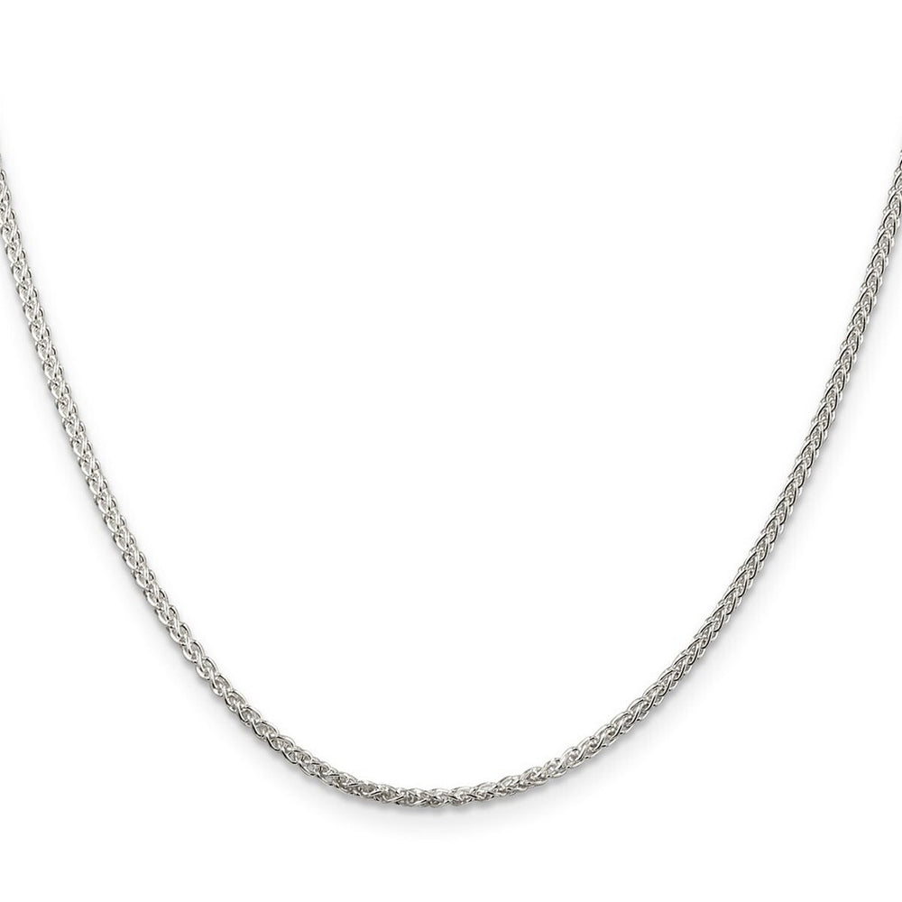 Curata 925 Sterling Silver 1.75mm Wheat Chain Necklace Options: 16 18 20 24