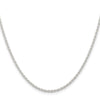 Curata 925 Sterling Silver 1.8mm Rope Chain Necklace Options: 16 18 20 22 24 30