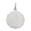 Curata 925 Sterling Silver 18" 18x16mm Number 1 Mom Disc Charm Pendant Necklace