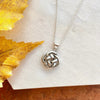 Curata 925 Sterling Silver 18" 22x12mm Celtic Knot Pendant Necklace