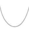 Curata 925 Sterling Silver 2.0mm Open Link Chain Necklace Options: 16 18 20 24