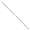 Curata 925 Sterling Silver 5mm Double Link Charm Bracelet Options: 5.5" 7" 8" 8.25"