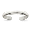 Curata 925 Sterling Silver Classic 3mm Polished Band Adjustable Toe Ring