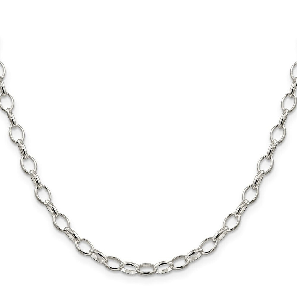 Curata 925 Sterling Silver Polished 1.5mm Rolo Chain Bracelet Options: 7" 8"