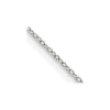 Curata 925 Sterling Silver Polished 1mm Cable Chain Necklace Lobster Claw