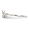 Curata 925 Sterling Silver Small Polished Knot Ring