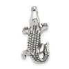 Curata 925 Sterling Silver18" 24x10mm Alligator Pendant Necklace