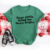 Dear Santa Bring Me More Dogs Wavy Short Sleeve Tee