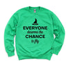 Deserve The Chance To Fly Graphic Sweatshirt